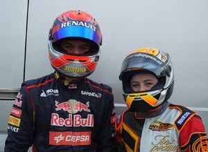 Max & Victoria Verstappen: having fun @ Home of Champions.